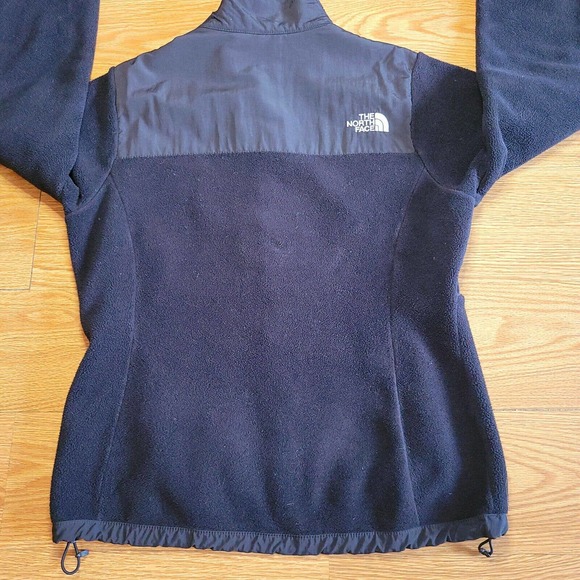 The North Face Denali Jacket Womens Size Medium Coat Black Full Zip Polartec - Picture 8 of 11